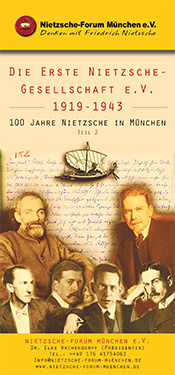 Flyer 100 Jahre Nietzsche in München - Teil 2