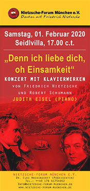 Flyer Klavierwerke Nietzsches